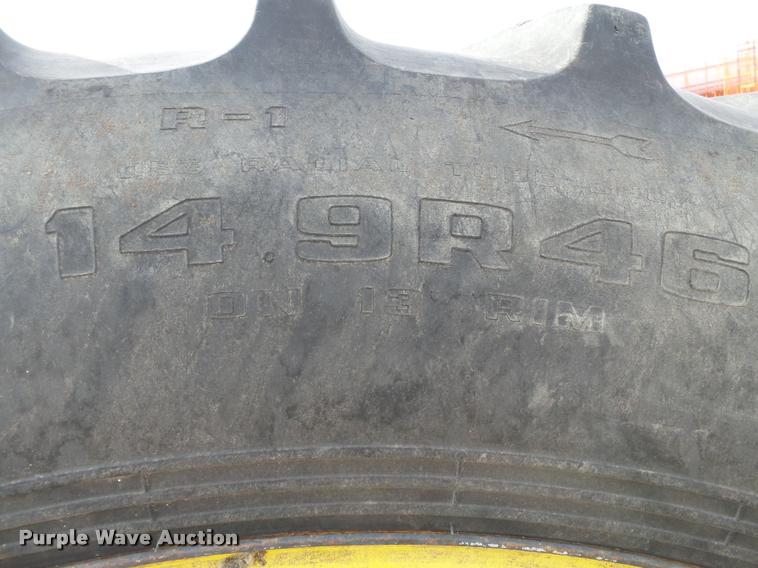 image for item K3390 (2) Kelly Springfield 14.9R46 tires and wheels