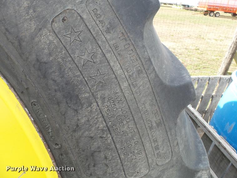 image for item K3390 (2) Kelly Springfield 14.9R46 tires and wheels