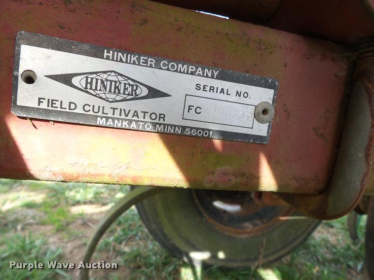 image for item K3391 Hiniker 1530 field cultivator