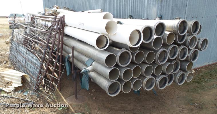 image for item L1664 Aluminum and PVC irrigation pipe