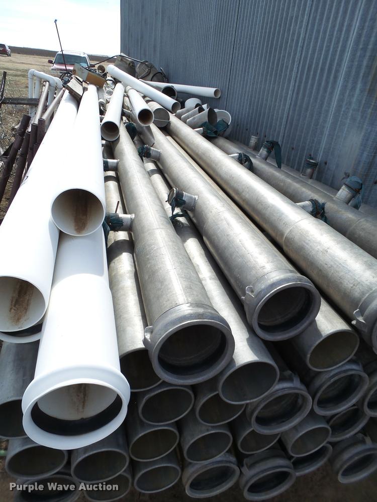 image for item L1664 Aluminum and PVC irrigation pipe