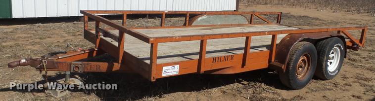 image for item L1672 Shop built utility trailer