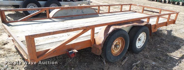 image for item L1672 Shop built utility trailer