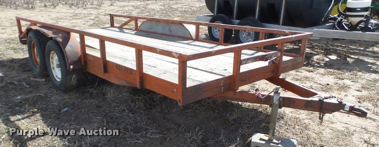image for item L1672 Shop built utility trailer