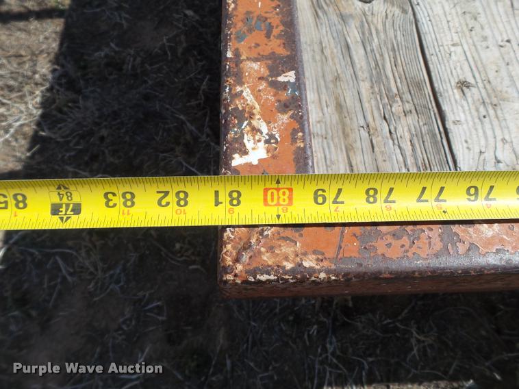 image for item L1672 Shop built utility trailer