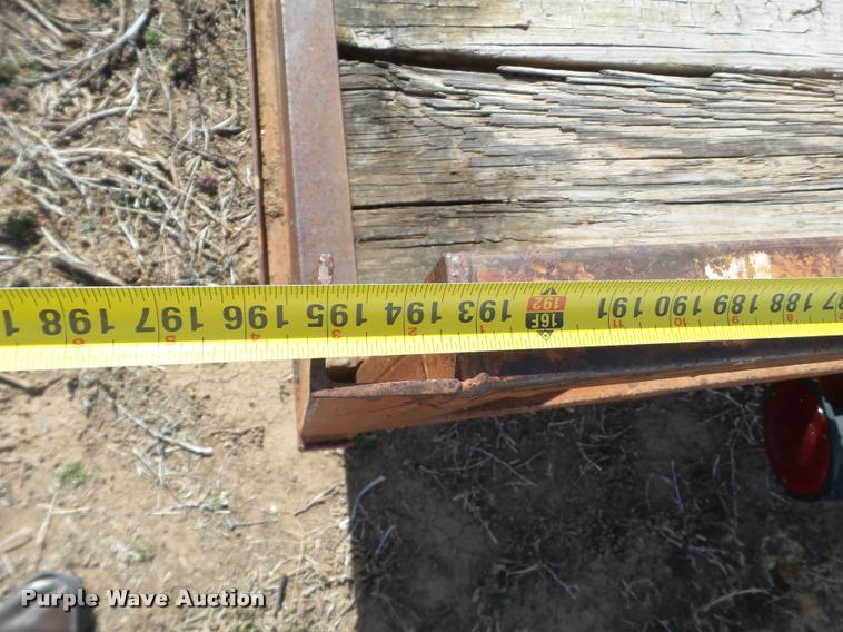 image for item L1672 Shop built utility trailer