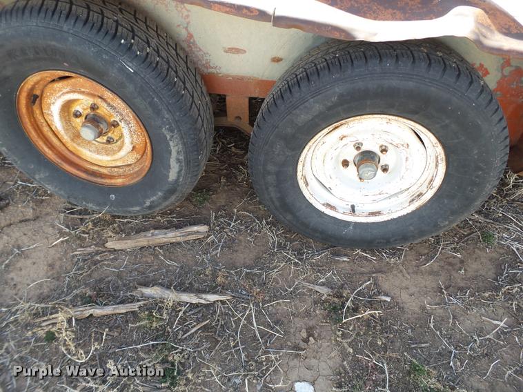 image for item L1672 Shop built utility trailer