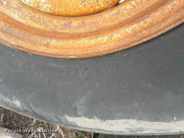 image for item L1672 Shop built utility trailer