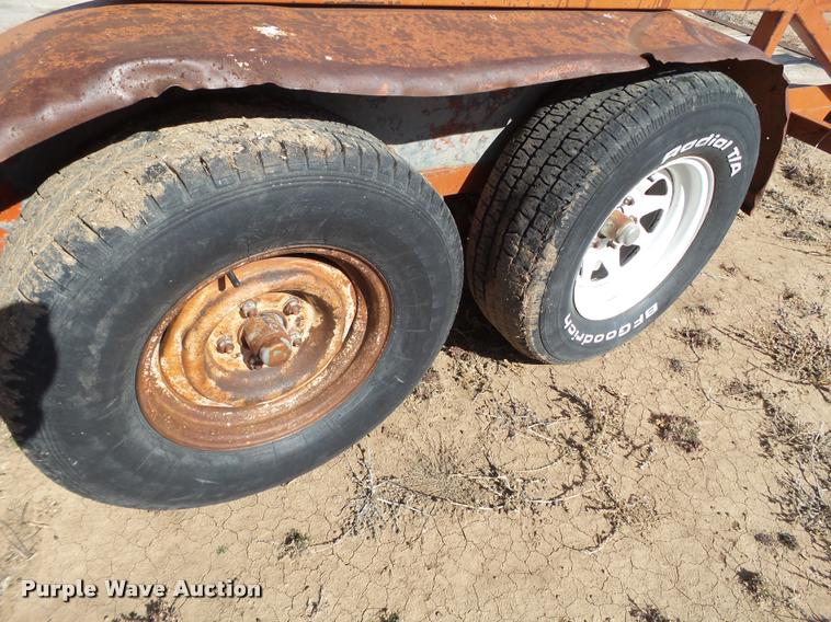 image for item L1672 Shop built utility trailer