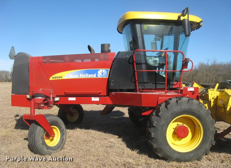image for item L3940 2011 New Holland H8060 self-propelled windrower