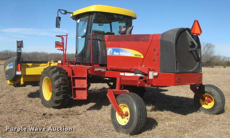 image for item L3940 2011 New Holland H8060 self-propelled windrower