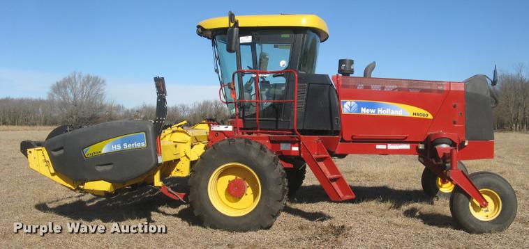 image for item L3940 2011 New Holland H8060 self-propelled windrower