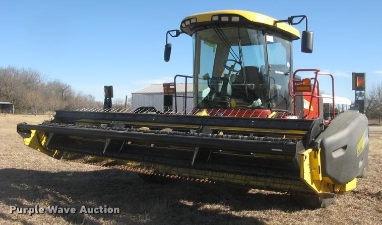 image for item L3940 2011 New Holland H8060 self-propelled windrower