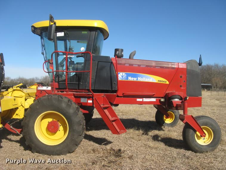 image for item L3940 2011 New Holland H8060 self-propelled windrower