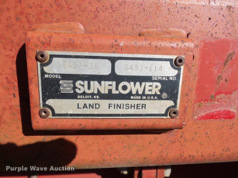 image for item L4585 Sunflower 6432-36 land finisher