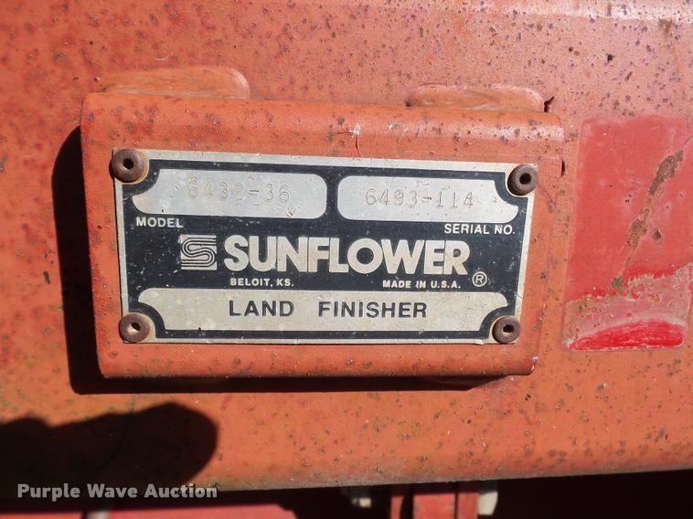 image for item L4585 Sunflower 6432-36 land finisher