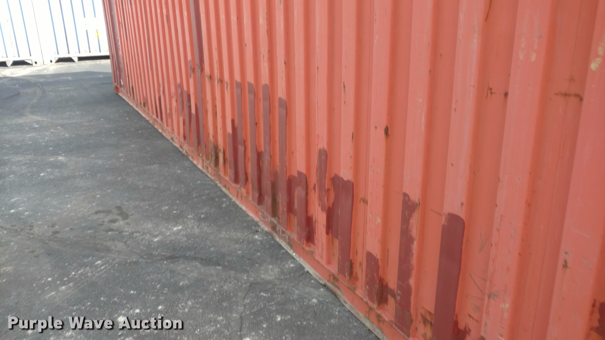 Steel storage container in Solomon, KS Item DA5500 sold Purple Wave