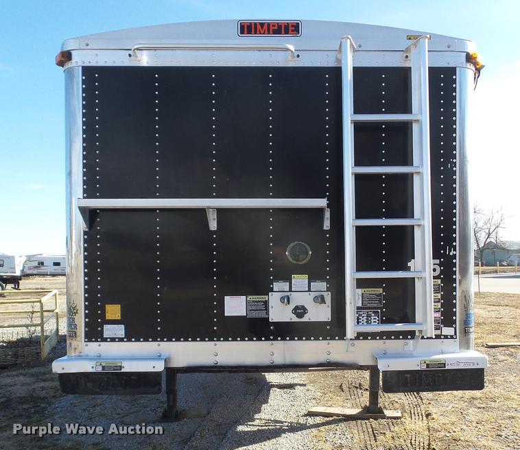 image for item CB9789 2008 Timpte double hopper grain trailer
