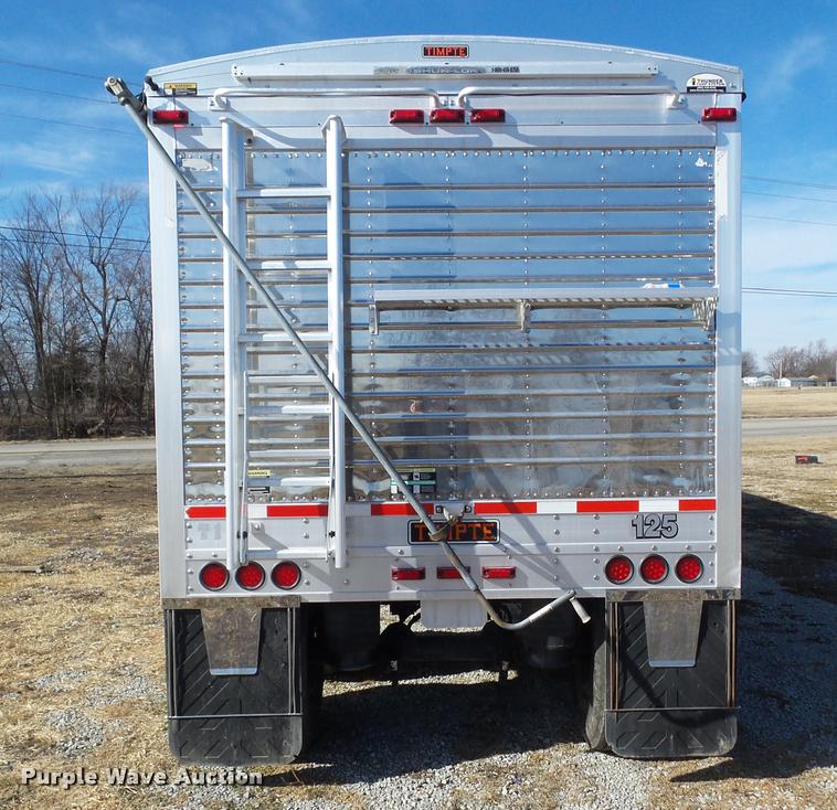 image for item CB9789 2008 Timpte double hopper grain trailer