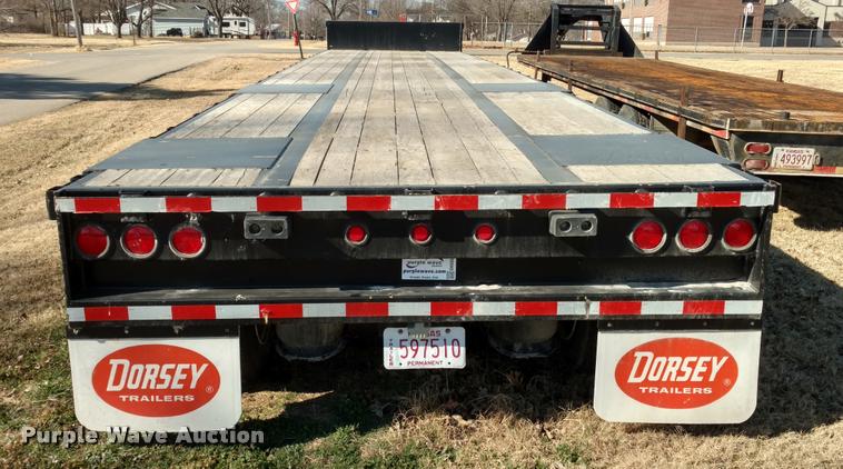 image for item DA5508 2013 Dorsey drop deck trailer