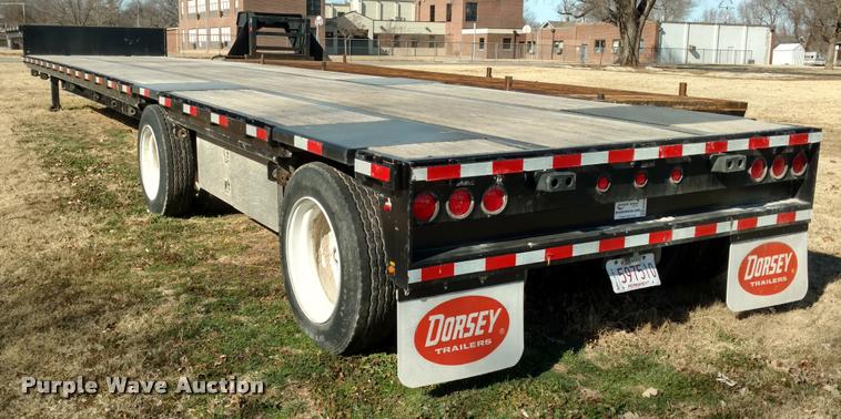 image for item DA5508 2013 Dorsey drop deck trailer