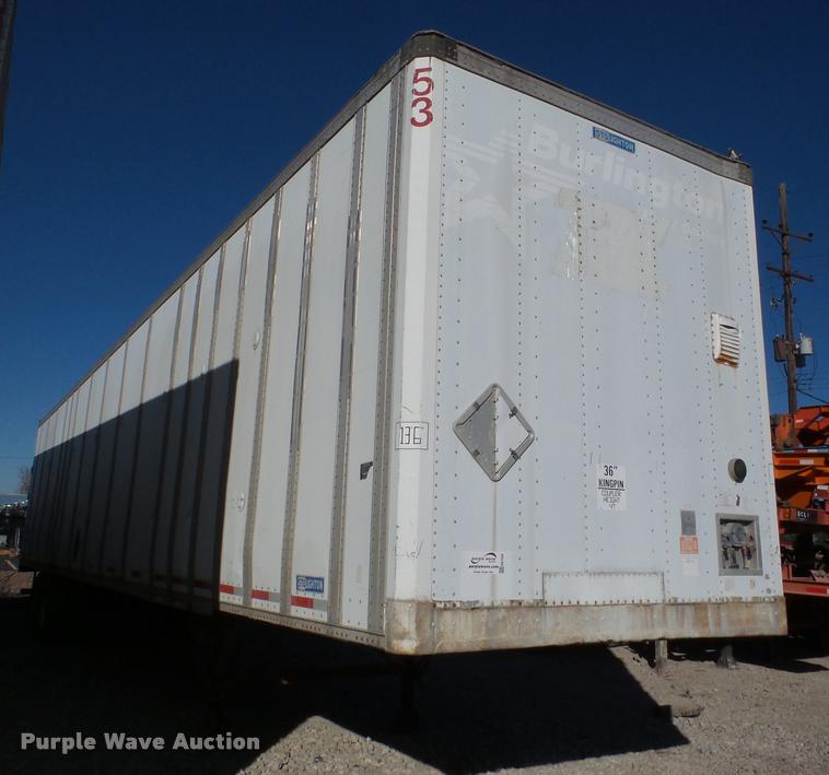 image for item DA7356 1994 Stoughton dry van trailer