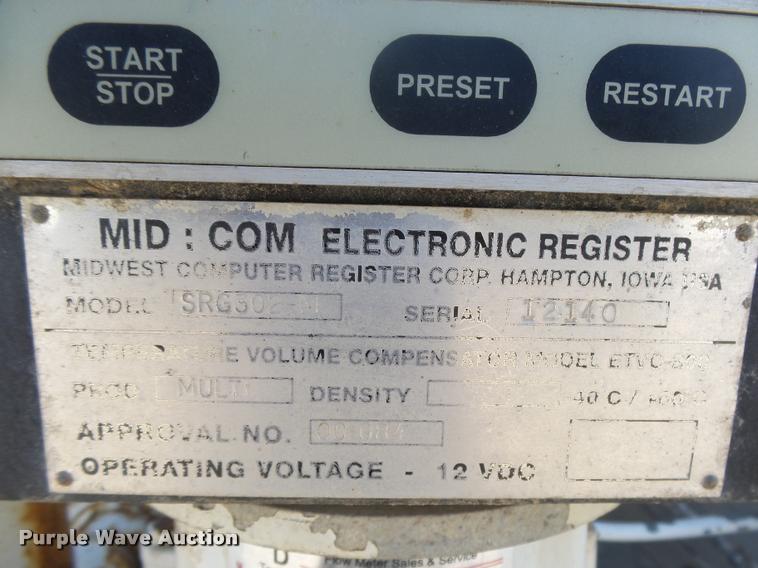 image for item DB1887 2001 International 4700 propane fuel truck