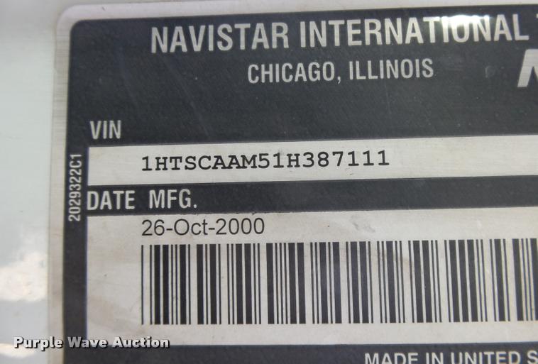 image for item DB1888 2001 International 4700 propane fuel truck