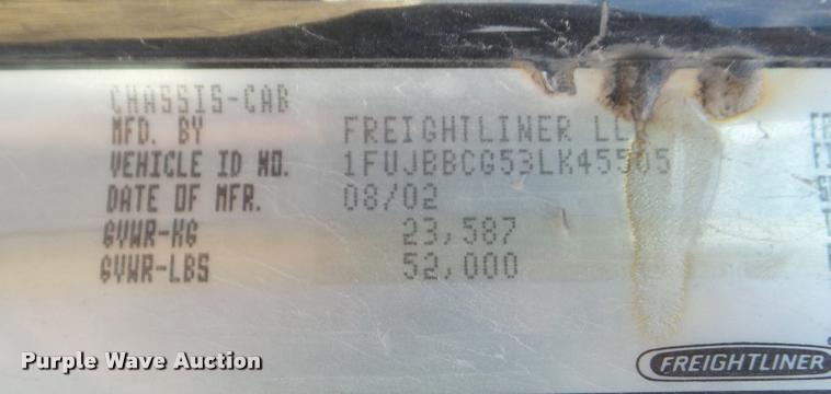 image for item DB2364 2003 Freightliner Century ST120 semi truck