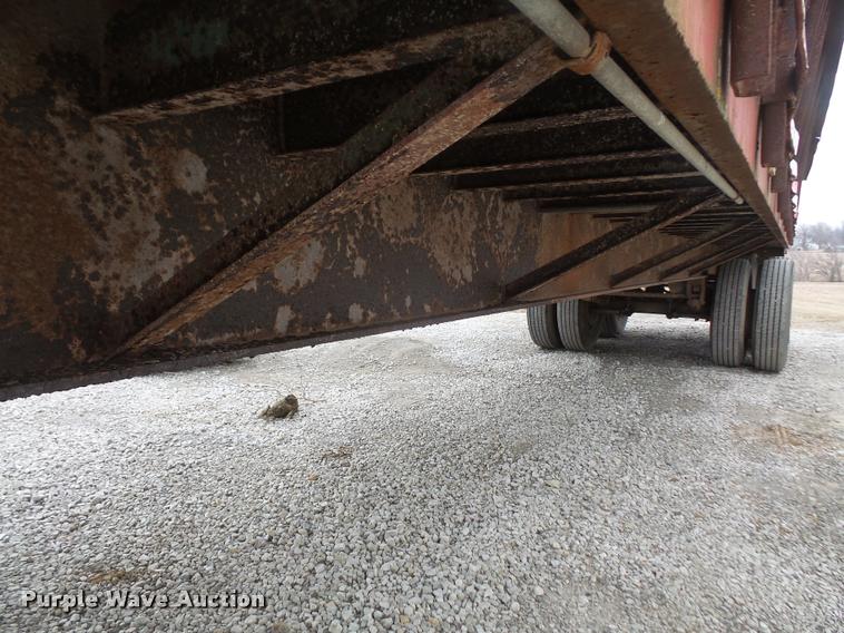 image for item DB2989 1969 Fontaine DTW-1-554 flatbed trailer