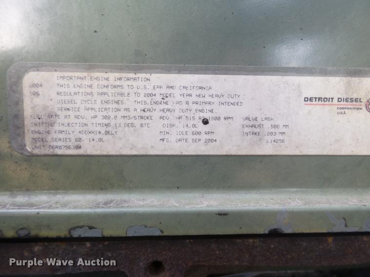 image for item J2642 2005 Freightliner Columbia semi truck