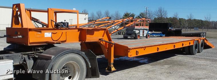 image for item K3346 1969 Com-Camp drop deck equipment trailer