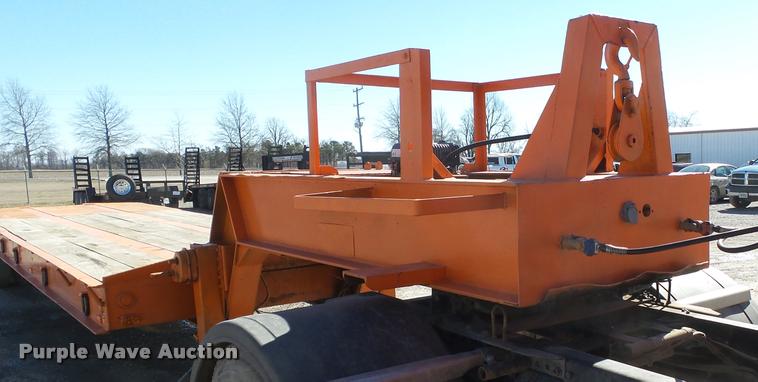 image for item K3346 1969 Com-Camp drop deck equipment trailer