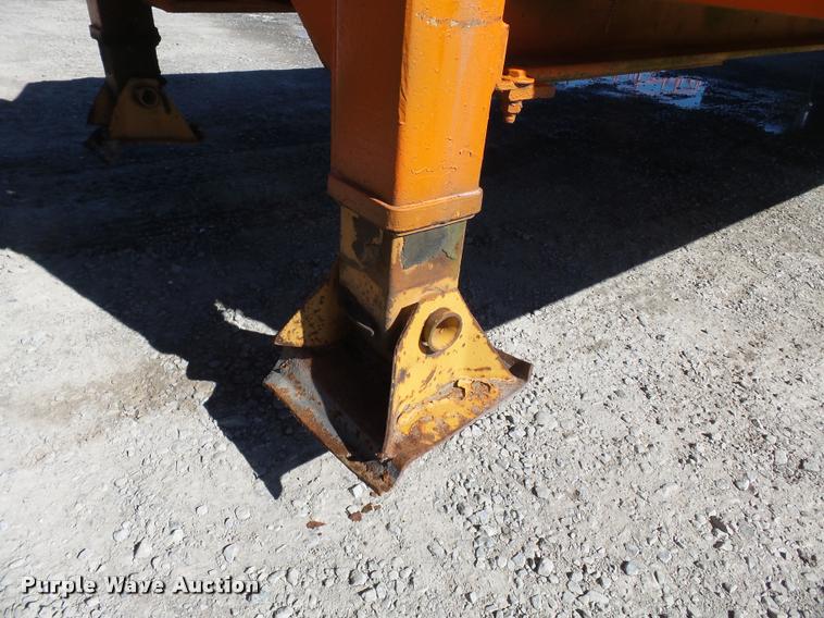 image for item K3346 1969 Com-Camp drop deck equipment trailer