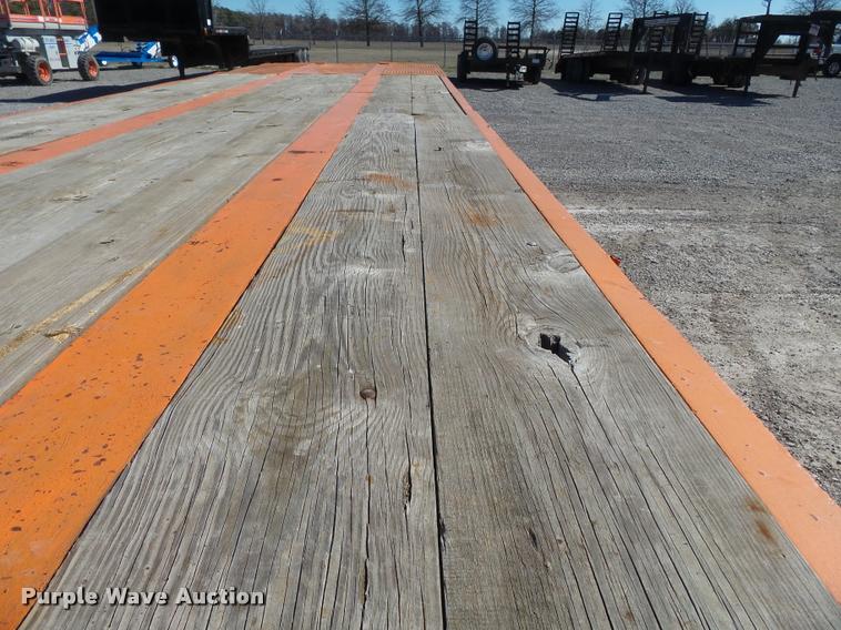 image for item K3346 1969 Com-Camp drop deck equipment trailer