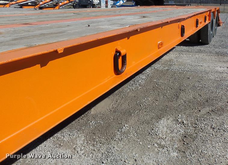 image for item K3346 1969 Com-Camp drop deck equipment trailer