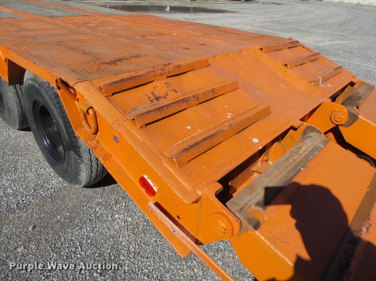 image for item K3346 1969 Com-Camp drop deck equipment trailer