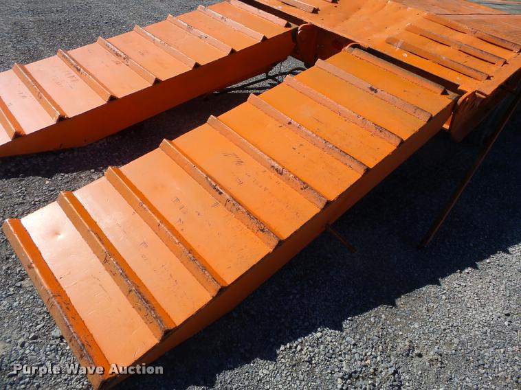 image for item K3346 1969 Com-Camp drop deck equipment trailer