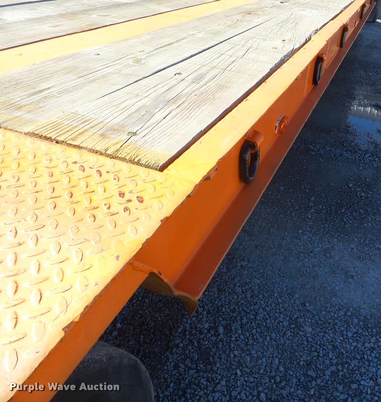 image for item K3346 1969 Com-Camp drop deck equipment trailer