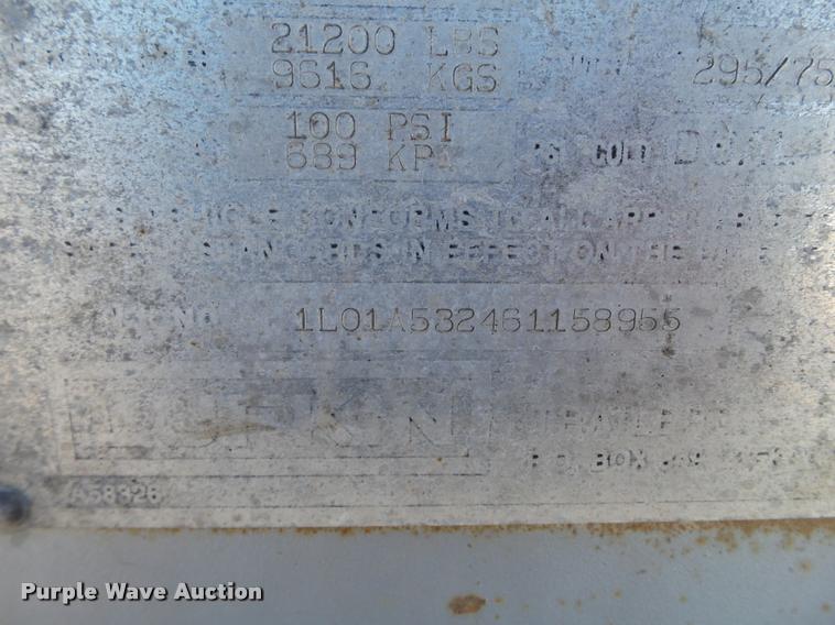 image for item L1625 2006 Lufkin dry van trailer