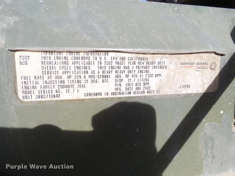 image for item L1644 2003 Freightliner Century ST120 semi truck