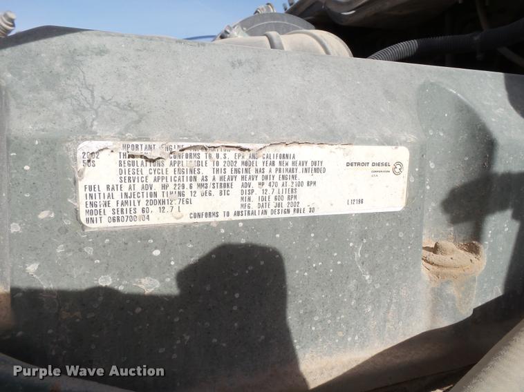 image for item L1645 2003 Freightliner Century ST120 semi truck