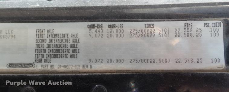 image for item L1645 2003 Freightliner Century ST120 semi truck