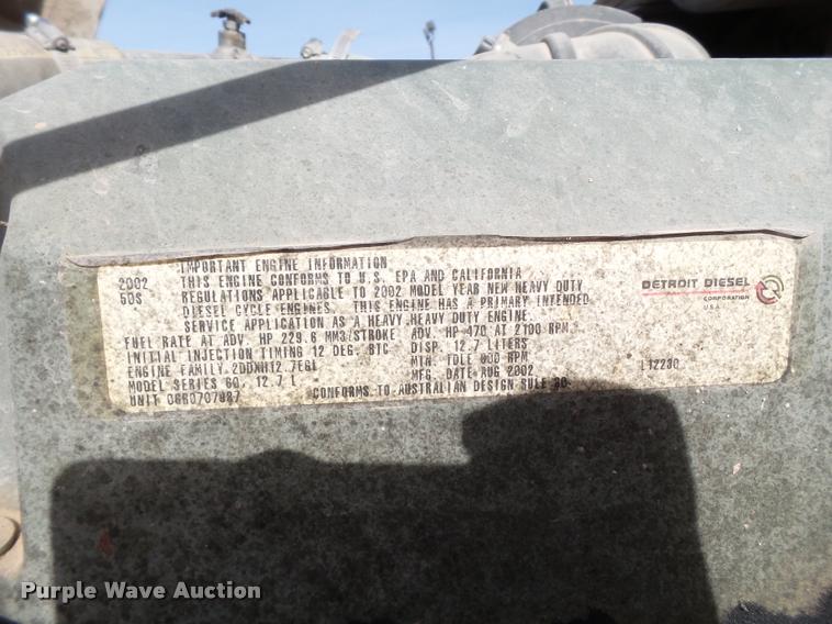 image for item L1646 2003 Freightliner Century ST120 semi truck