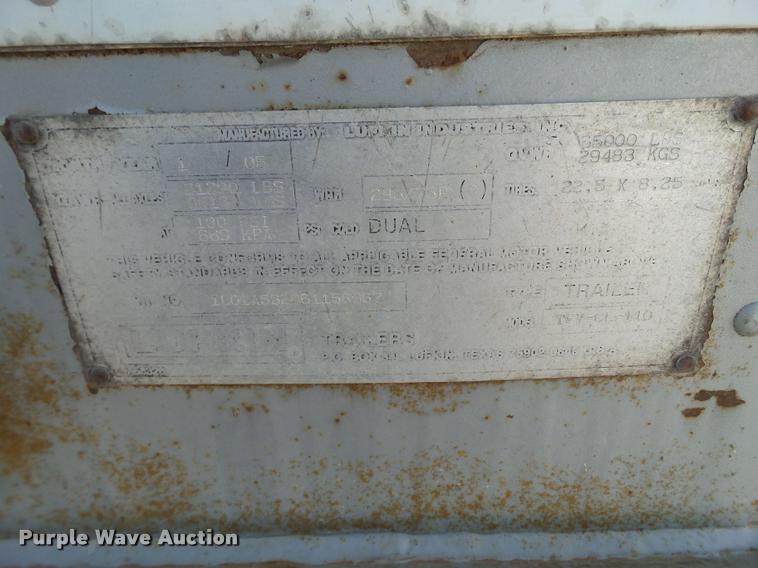 image for item L1650 2006 Lufkin dry van trailer