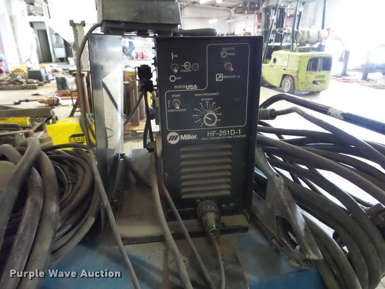 image for item AX9362 Miller Shopmaster 300 AC/DC welder