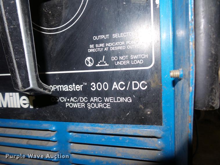 image for item AX9362 Miller Shopmaster 300 AC/DC welder