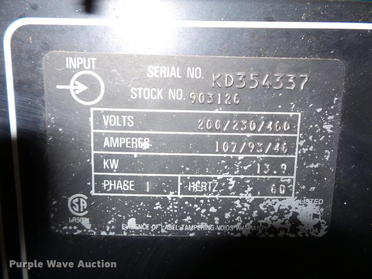 image for item AX9362 Miller Shopmaster 300 AC/DC welder