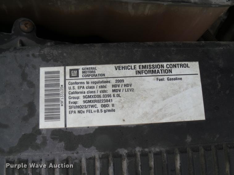 image for item DA5864 2009 GMC Sierra 2500HD pickup truck