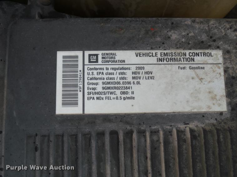 image for item DA5865 2009 GMC Sierra 2500HD pickup truck